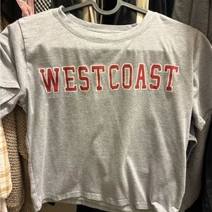Gray 'Westcoast' Baby Tee